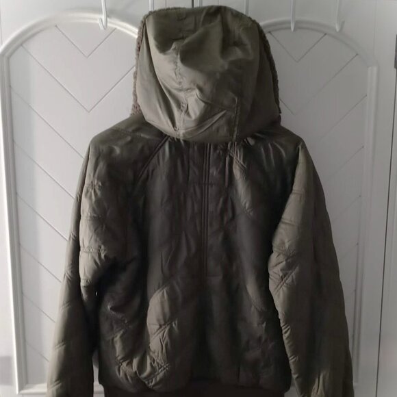 Prana Esla Hooded Half Zip Small Green Pullover Jacket - Picture 5 of 11